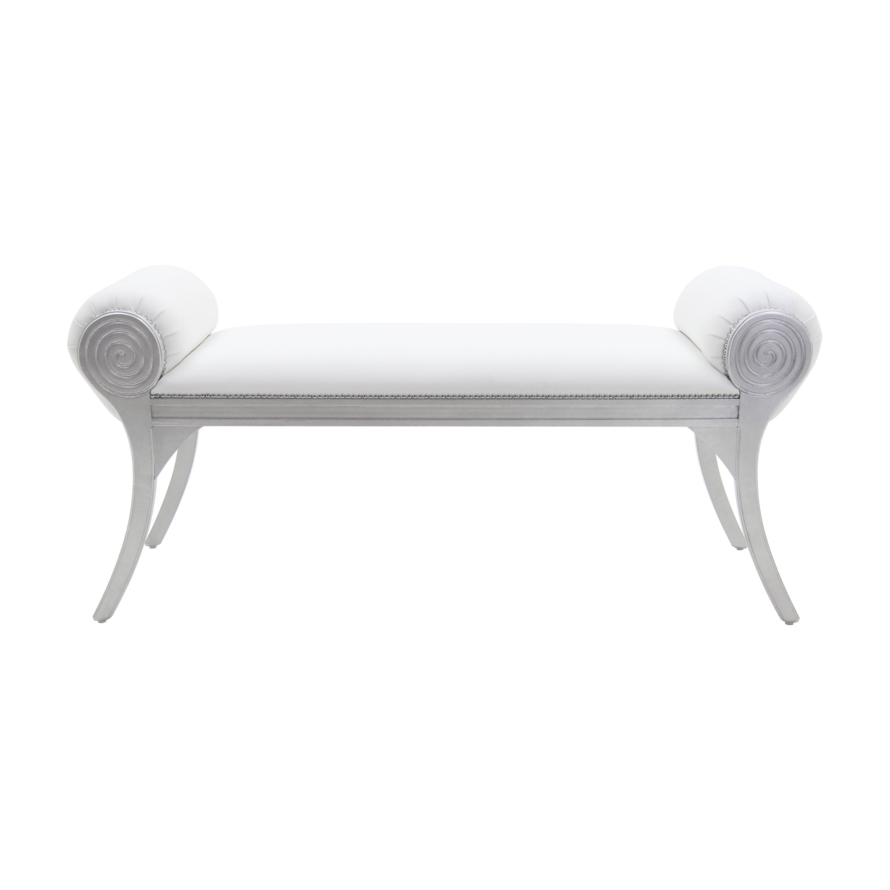 Crispun Bespoke Upholstered Luxury Statement Bench MS309Q Custom Made To Order