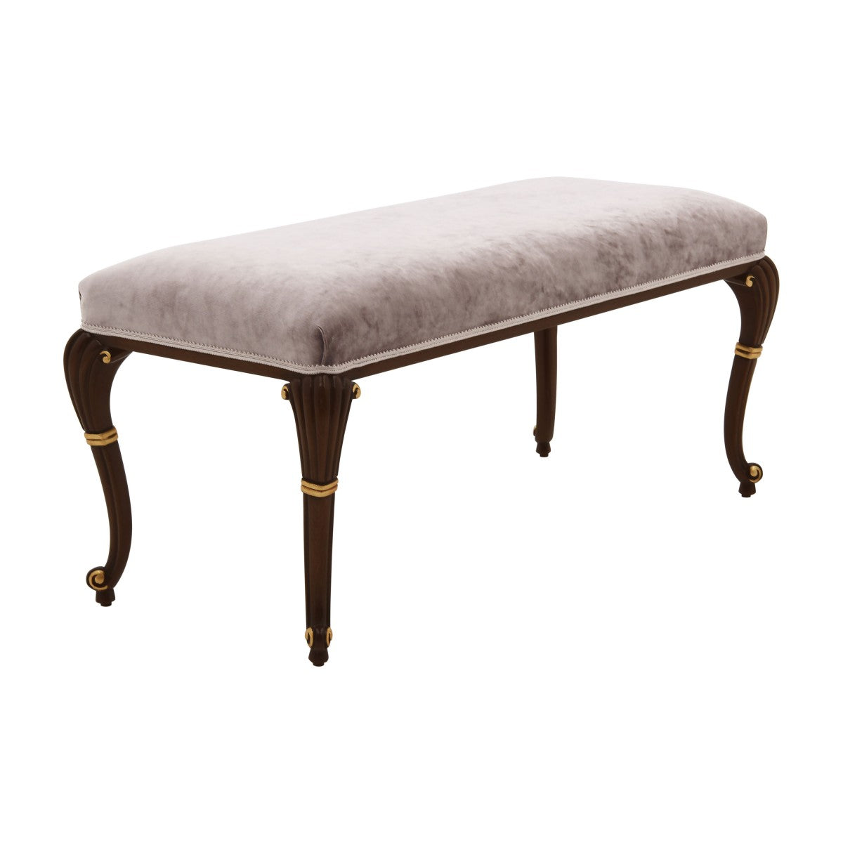 Anna Bespoke Upholstered Elegant Classic Style Bench MS183Q Custom Made To Order
