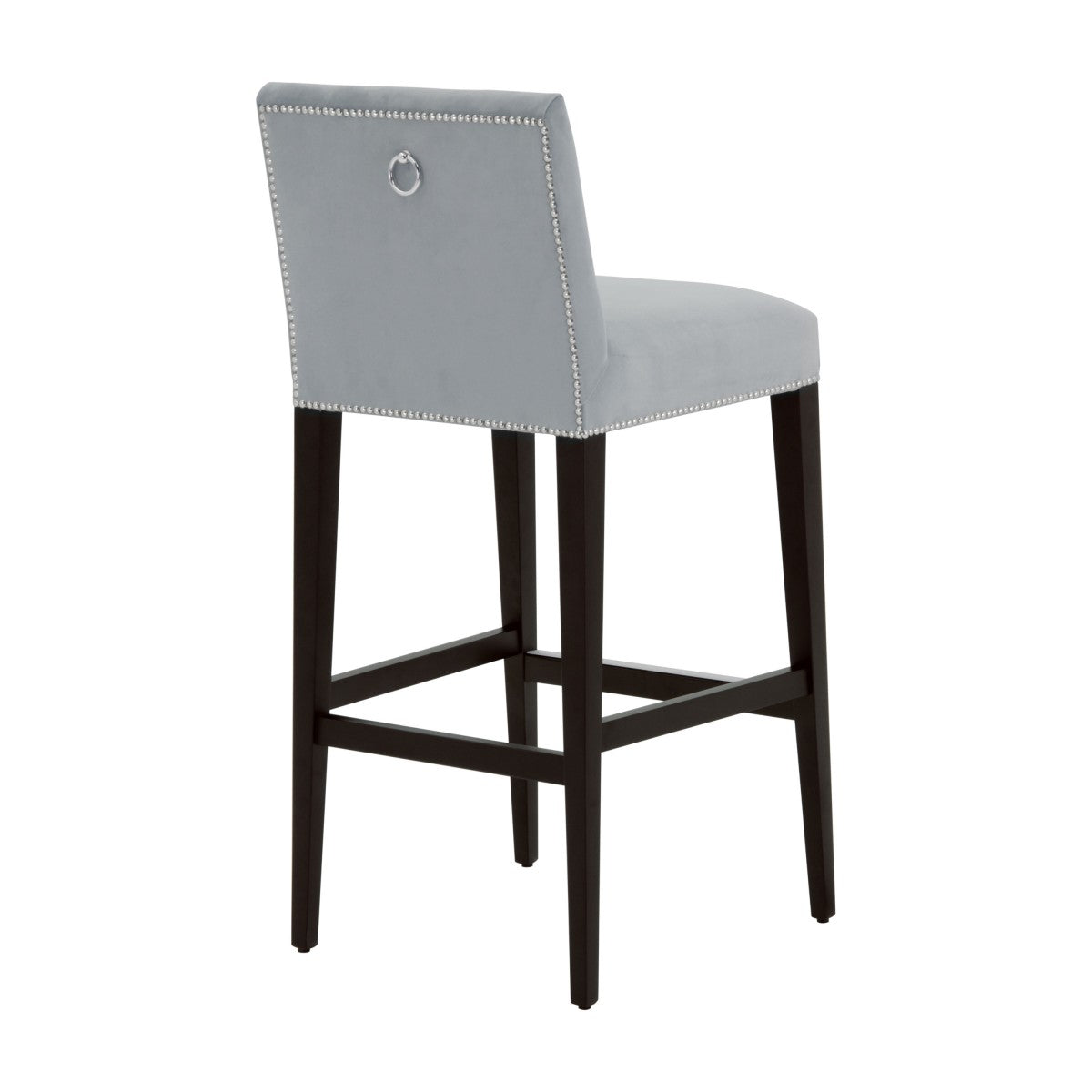 Ariana Bespoke Upholstered Contemporary Low Back Kitchen Barstool MS324B Custom Made To Order