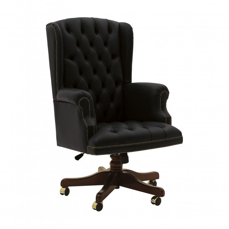 Auctor Bespoke Upholstered Luxury Executive Swivel Office Desk Chair MS594P Custom Made To Order