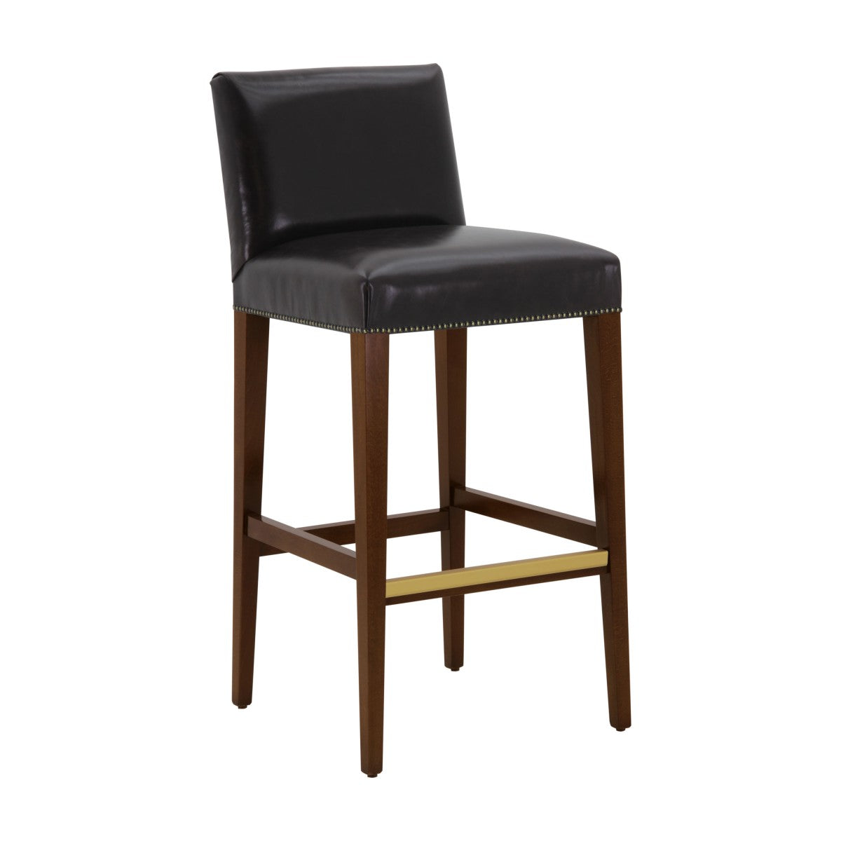 Ariana Bespoke Upholstered Contemporary Low Back Kitchen Barstool MS324B Custom Made To Order