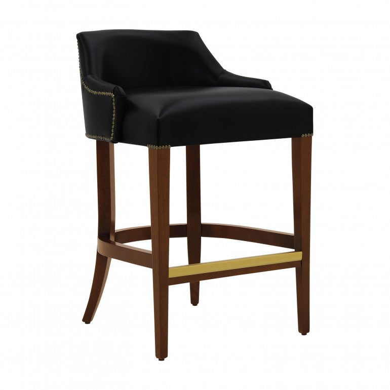 Arturo Bespoke Upholstered Contemporary Kitchen Counter Barstool MS460C Custom Made To Order