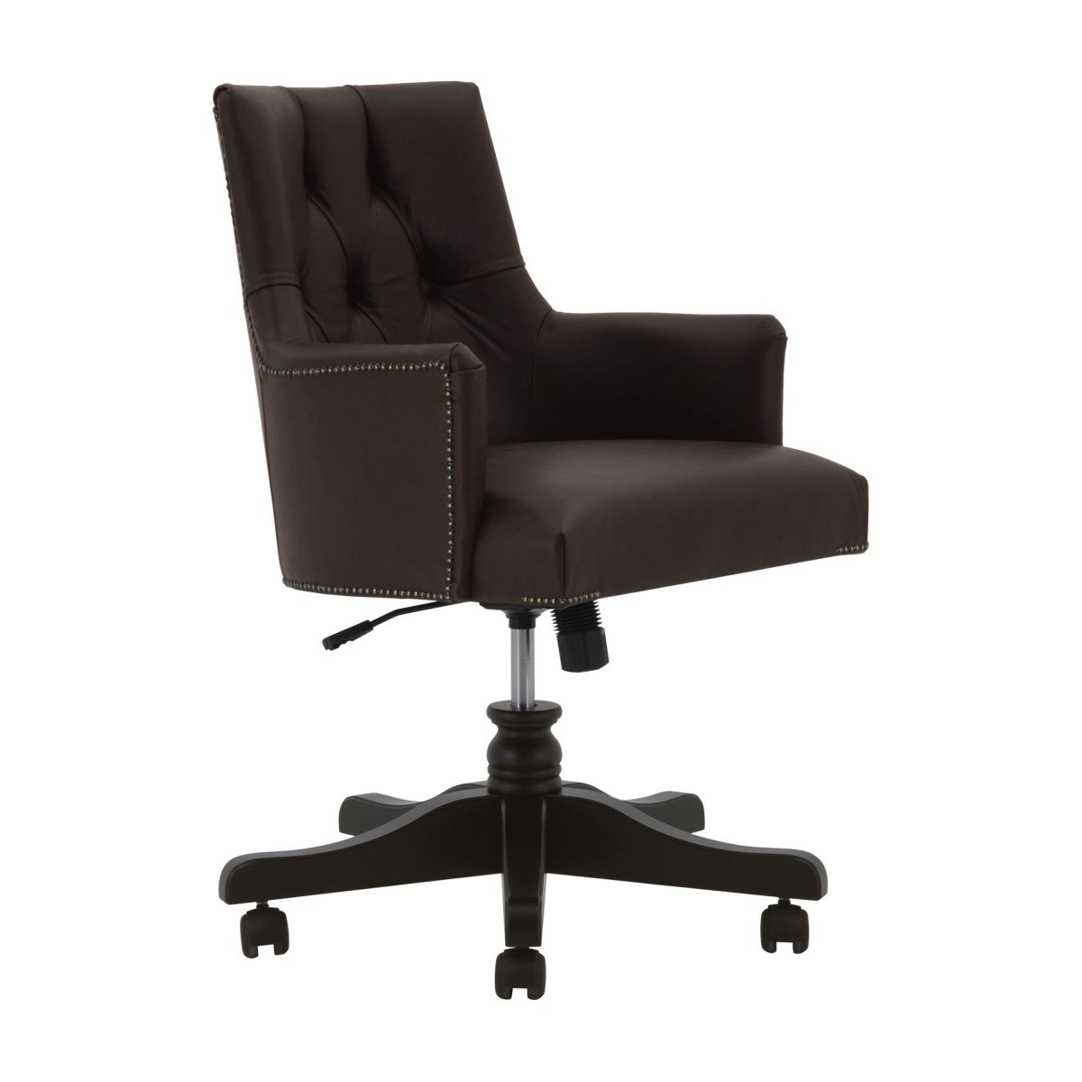 Edward Bespoke Upholstered Luxury Executive Swivel Office Desk Chair MS810A Custom Made To Order