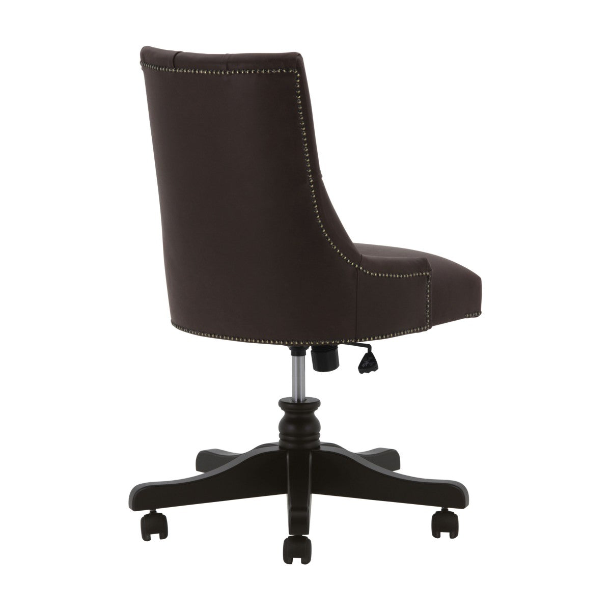 Edward Low Arm Bespoke Upholstered Luxury Executive Swivel Office Desk Chair MS810S Custom Made To Order