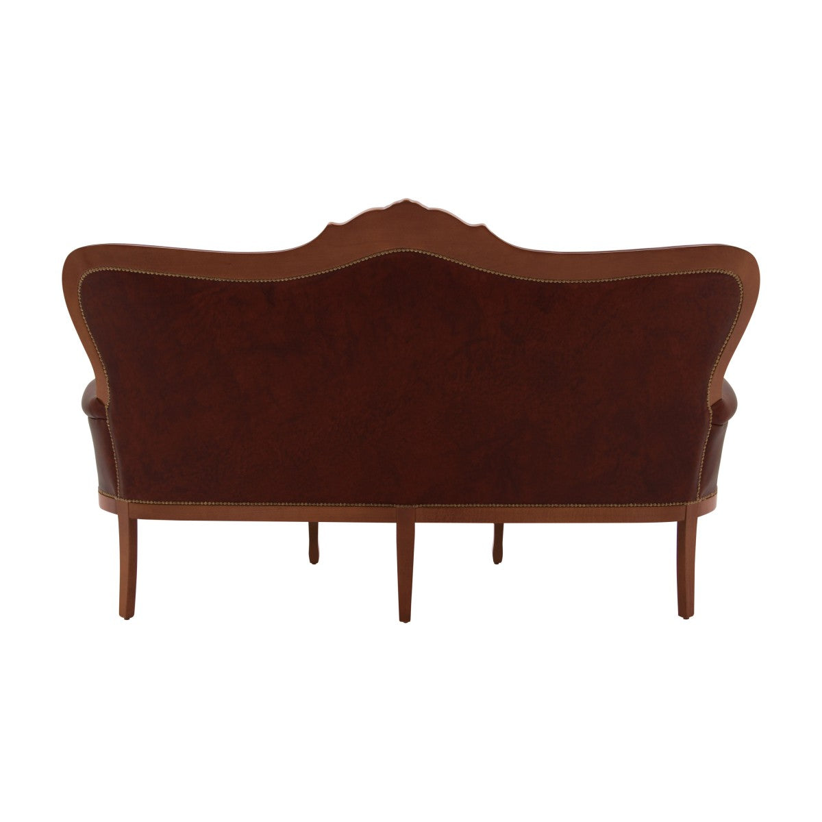 Foglia Bespoke Upholstered Carved Back Louis Philippe Style Three Seater Sofa MS218E Custom Made To Order