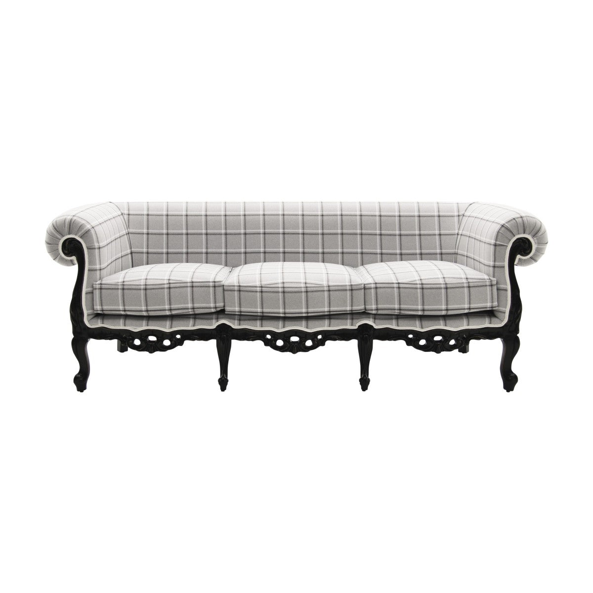 Febo Bespoke Upholstered Baroque Style Three Seater Sofa MS9100E Custom Made To Order