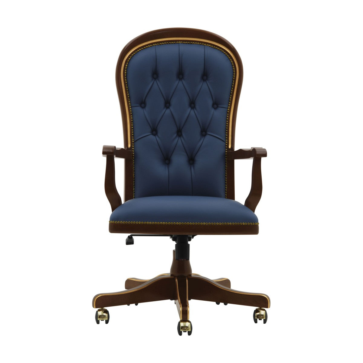 Diderot Bespoke Upholstered Luxury Executive Swivel Office Desk Chair MS316P Custom Made To Order
