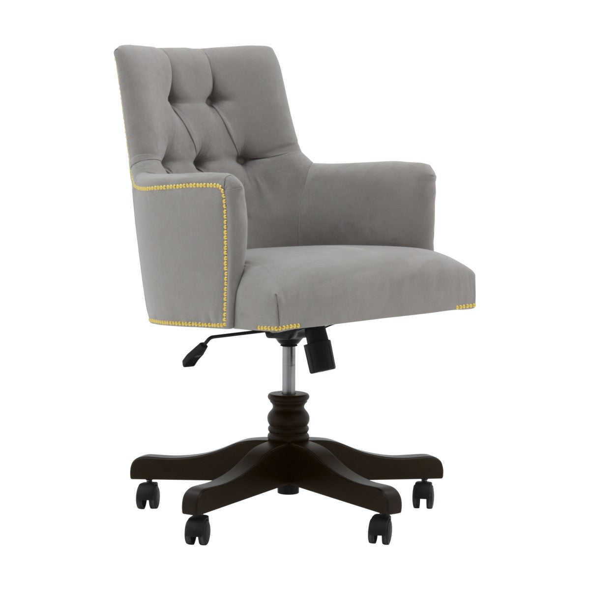 Edward Bespoke Upholstered Luxury Executive Swivel Office Desk Chair MS810A Custom Made To Order
